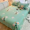 Skin-friendly Flat Sheet Bedspread Flower Series Printed Bed Linen Sheets for Girls Boys Student Bedding Mattress Cover Mat