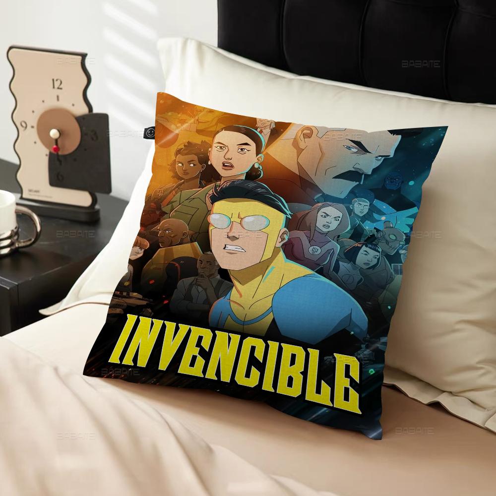 I-Invincible Cartoon Pillow Gift Home Office Decoration Pillow Bedroom Sofa Car Cushion CoverPillow Case