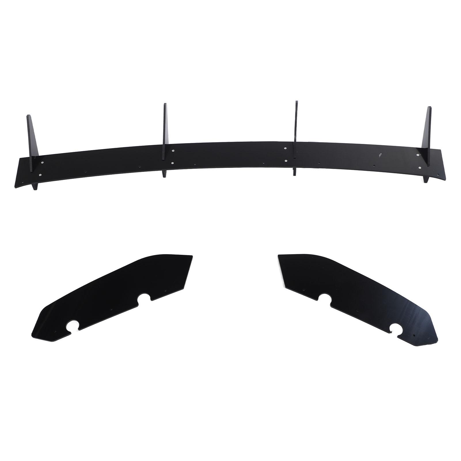 

3 шт. Задний бампер, диффузор, глянцевый черный, нижний сплиттер, спойлер, комплекты кузова, замена для SEAT