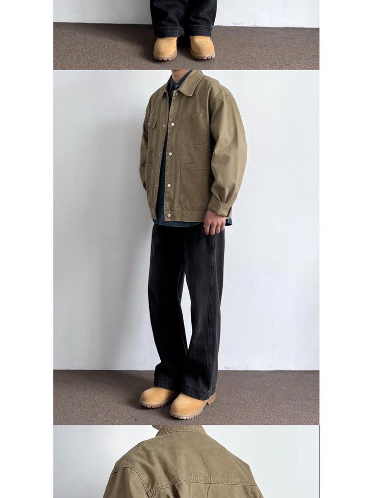 Unisex Japanese Retro Multi-Pocket Lapel Jacket - New Spring Arrival