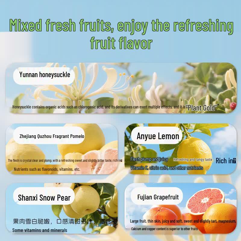 Haoyiduo Honeysuckle Grapefruit Juice for Kids