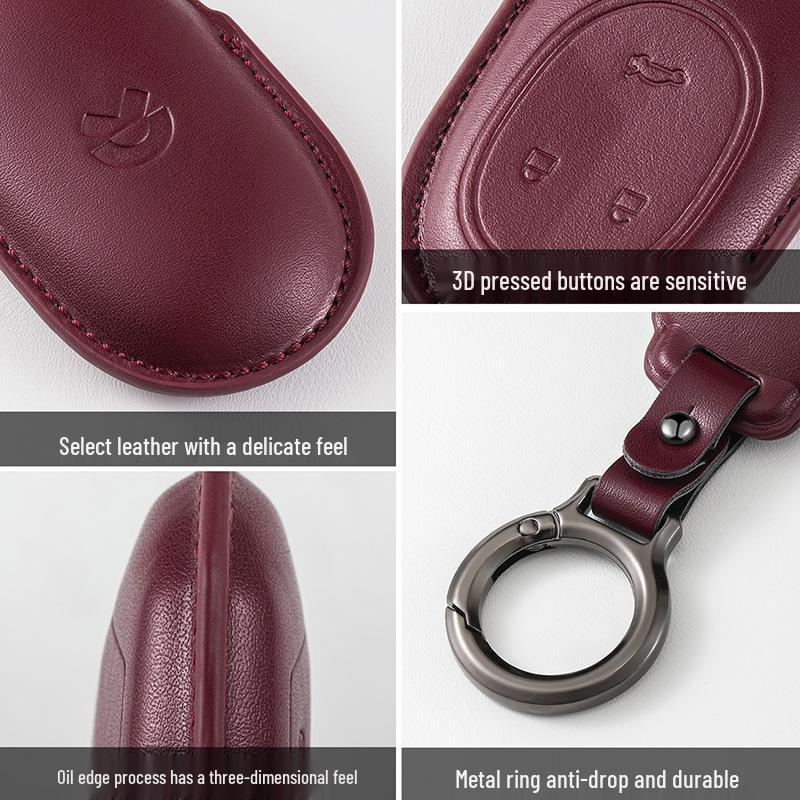 NIO ES6 Kartenetui: Echtlederbeutel für 25 Modelle (ET5T/ET5/EC6/ES8/ET7/ES7/EC7)