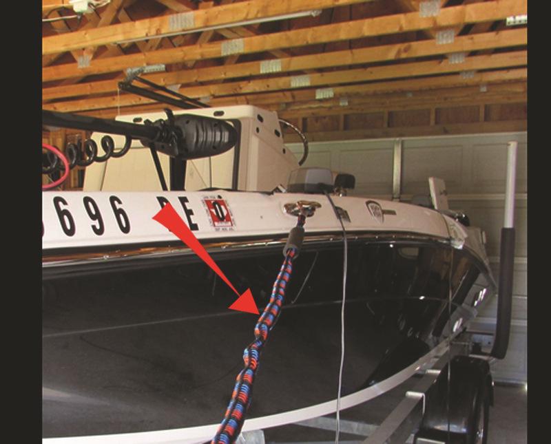 Elastisches Anker- und Festmacherseil für Schlauchboote und Wassersport