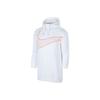 Women's Casual Mid-Length Pullover Hoodie In White