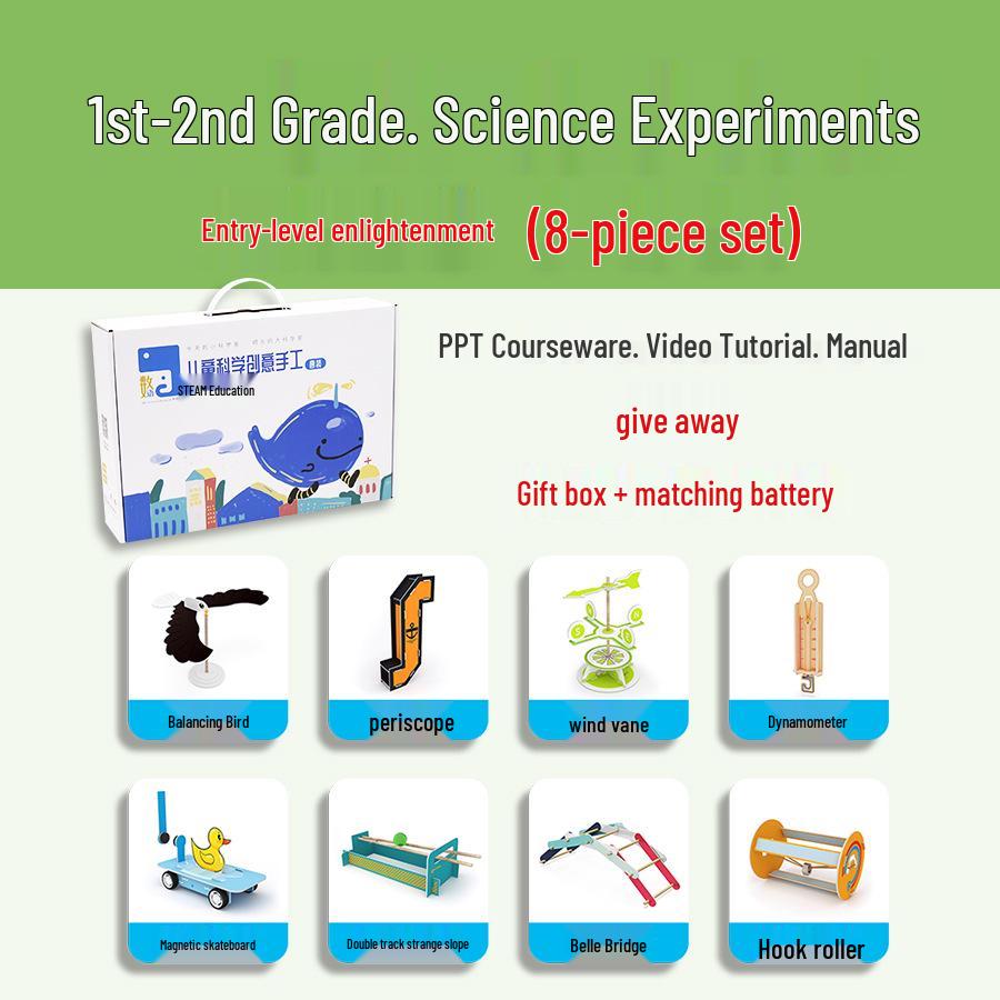 Complete Science Experiment Kit for Grades 1-12: DIY Educational Materials and Teaching Aids.