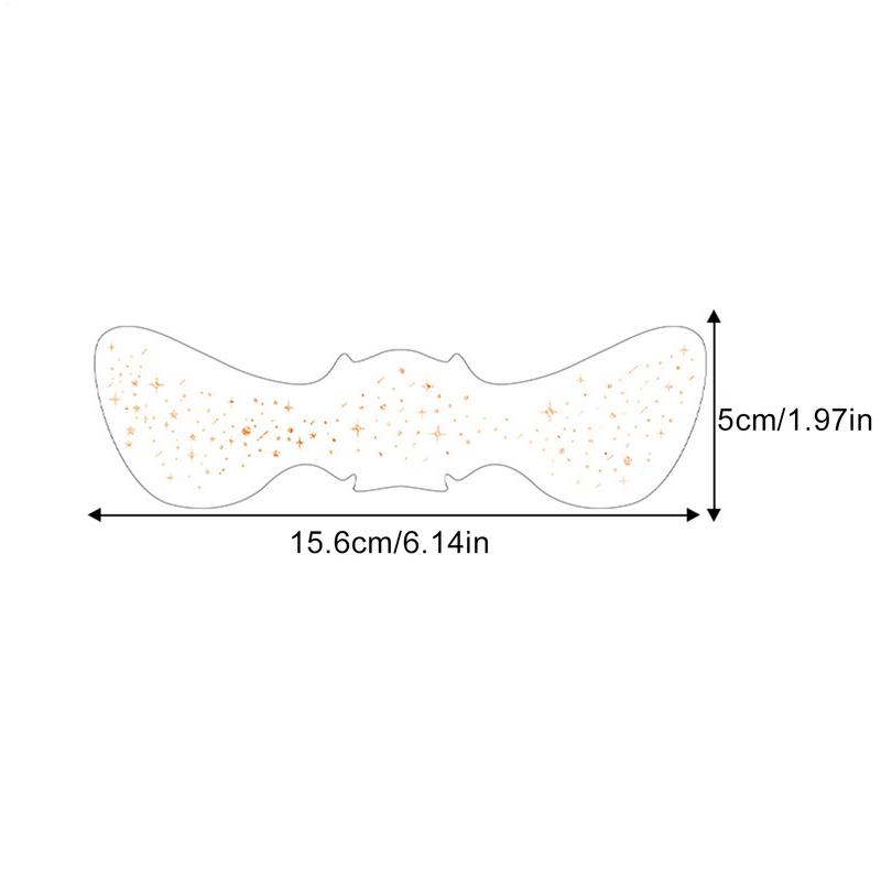 12Pcs Glitter Freckles Stickers Tattoo On Face Festival Accessories Glitter Bright Fake Freckles Temporary Tattoo Stickers