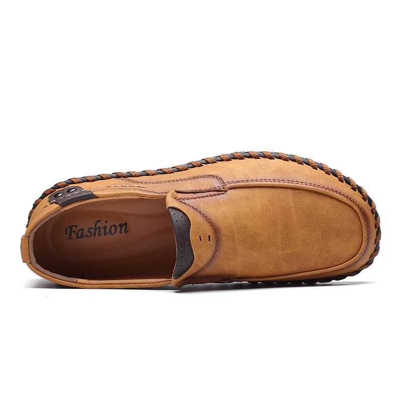 Size 38-48 Men's Moccasins Men's Shoes Men's Casual Shoes Handmade Leather Shoes Men's Loafers