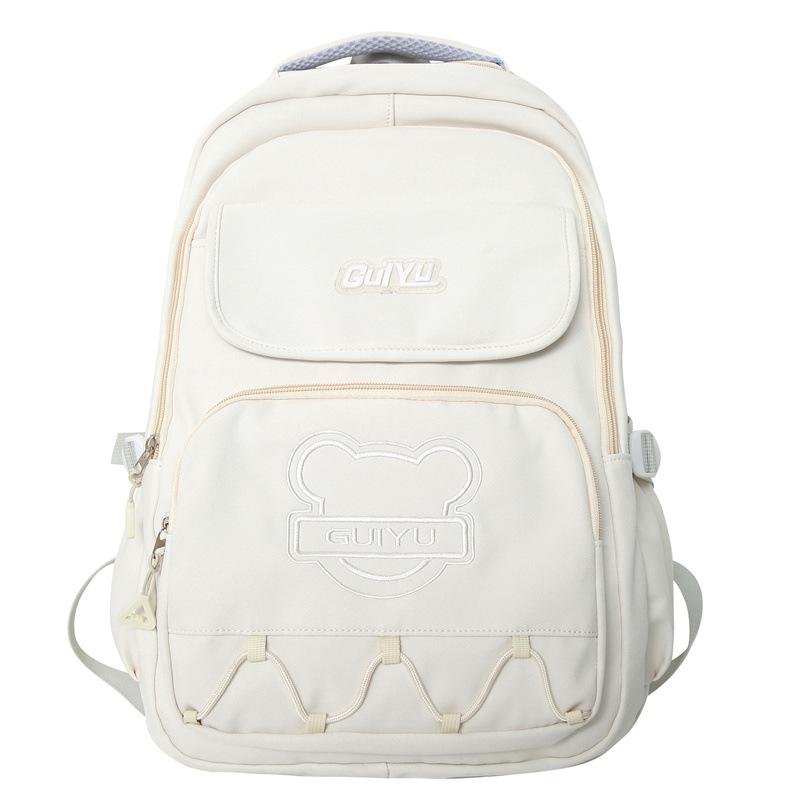 New Korean Version Ins Fresh Girl Backpack Outdoor Casual Backpack Junior High School Student School Bag