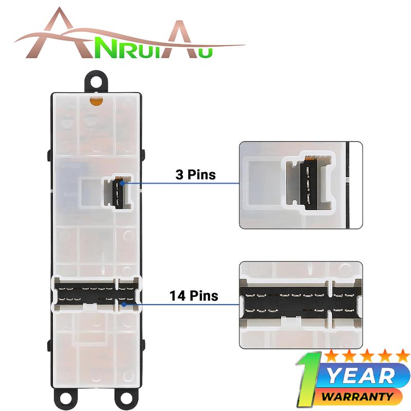 For Nissan Sentra 2008-2012 Nissan Pathfinder 2005-2007 Driver Side Master Power Window Control Switch 25401-ZE80A 25401-9W100