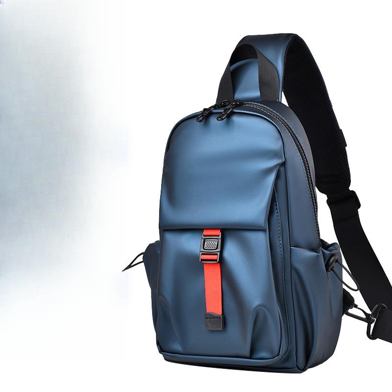 Men's Chest Bag High-end Commuting Waterproof Shoulder Bag Casual Travel Chest Bag Fashionable Women's Crossbody Bag