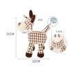 Dog Plush Toy Animals Shape Bite Resistant Squeaky Toys Corduroy Dog Toys for Small Large Dogs Puppy Pets Training Accessories