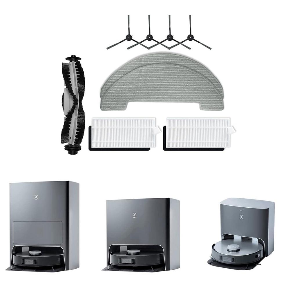 For Xiebro HR1010 Robot Vacuum Cleaner Brush Spare Part Main Brush Edges Sweeping Brush Hepa Filter Bundle Anti-Allergen