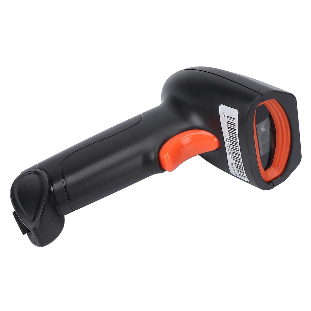 Handheld-Barcodescanner, kabelloser 2D-Barcode-AI-Intelligenter Voice-Broadcast-Scanner mit Empfänger