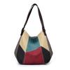 Canvas Tote Bag For Women Large Capacity Street Style With Zipper Closure For Daily Use
