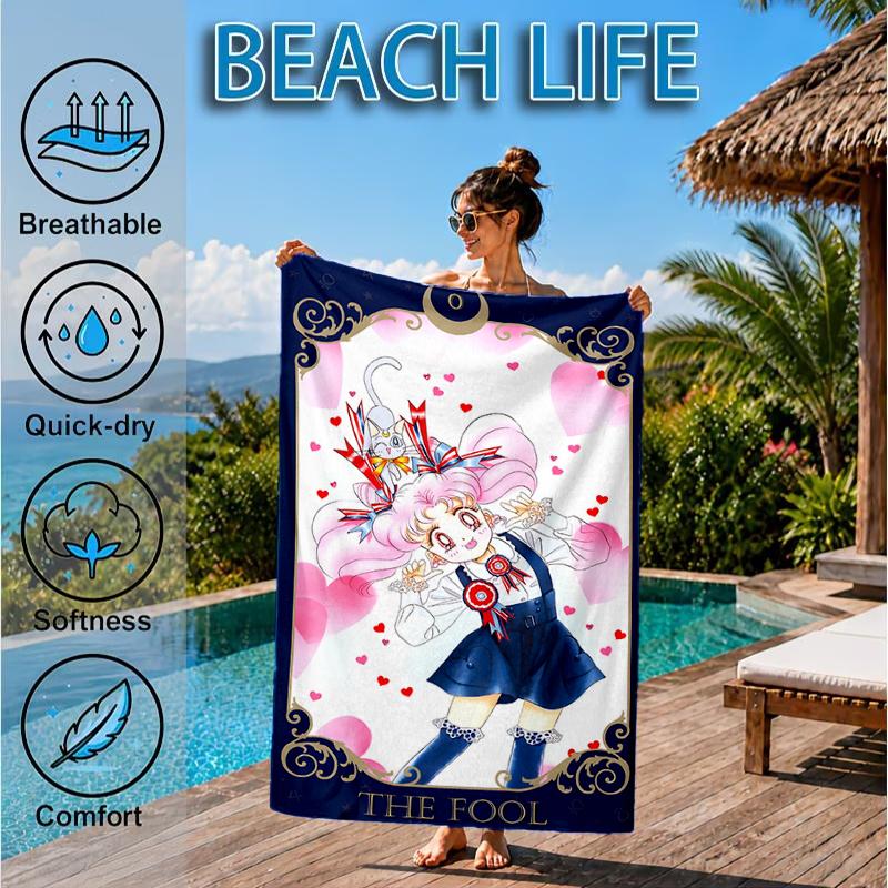 Moonlit Dance Of Love Beach Towel, Microfiber Beach Towel, Perfect For Pool, Beach, Travel, Home Decor Beach Party Fan Gifts