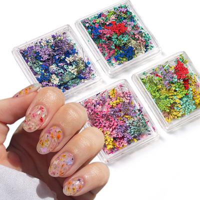 Nail Art Diy Decorations Japanese Style Gel Dried Flower For Nails Art Jewelry Charms Flower Beauty Salon Decoration