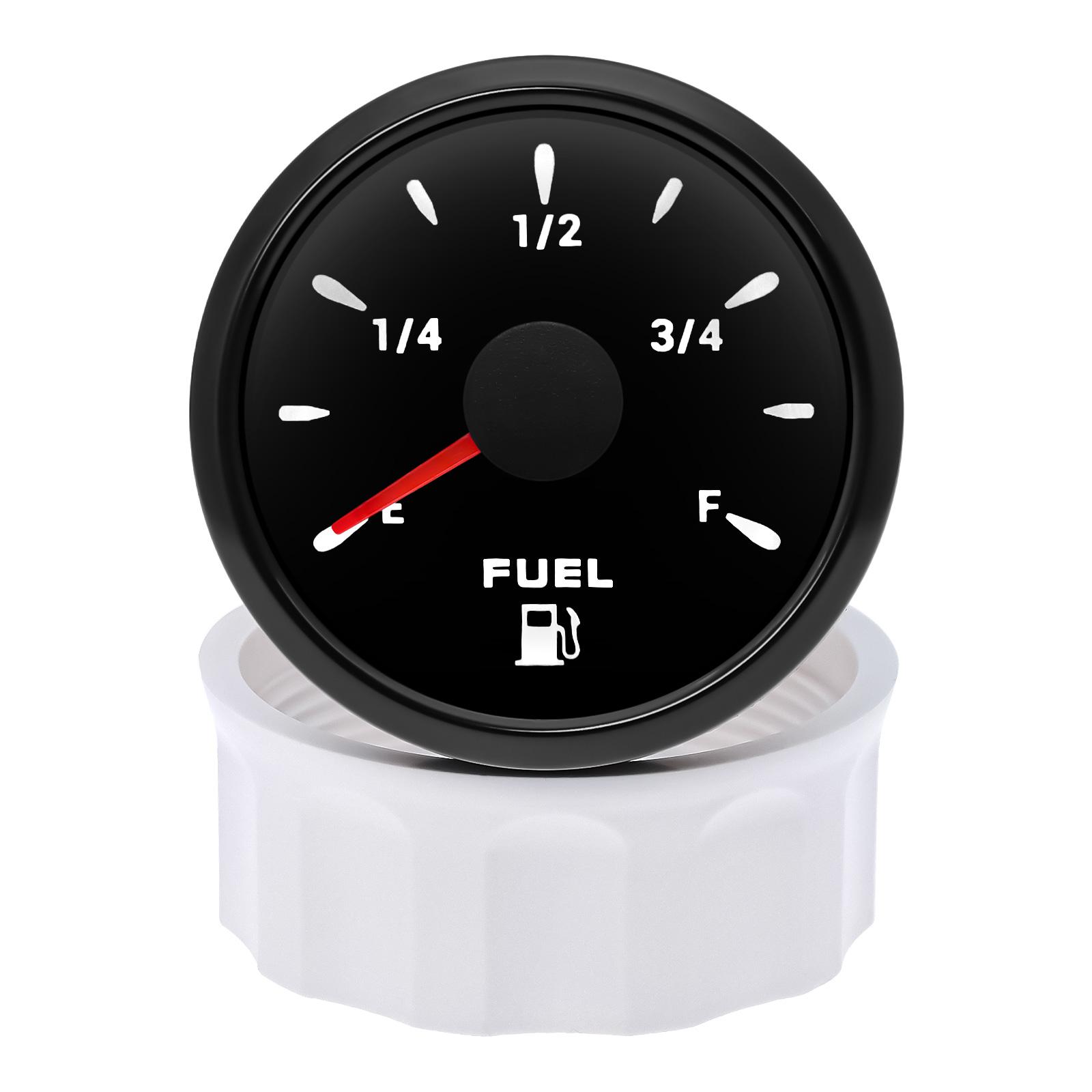 

52мм Датчик уровня топлива 0-190 Ом Датчик уровня топлива Для Морской Автомобильной Лодки Яхты Индикатор Топливного Бака 7 Цветов Подсветка 12В 24В