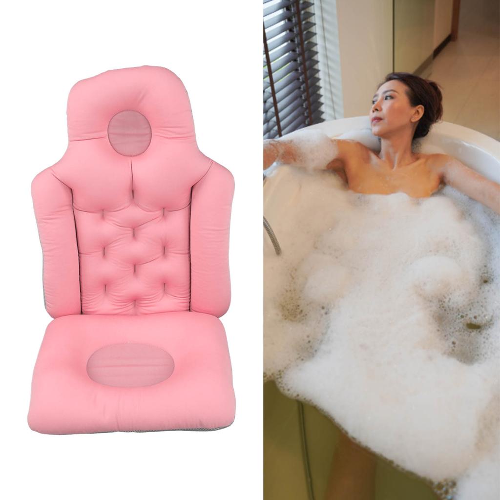 Ergonomiczna poduszka do wanny spa Szybkoschnąca HD Wsparcie dla szyi, ramion, pleców Poduszka do wanny dla dorosłych
