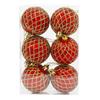 6Pcs/Set Gift Xmas Tree Decoration 6cm Christmas Spheres Pendant  Party Decoration