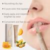 Moisturizing Beige Lip Balm Perfect for Dry Autumn and Winter Seasons. It Prevents Dry Skin and Protects Lips