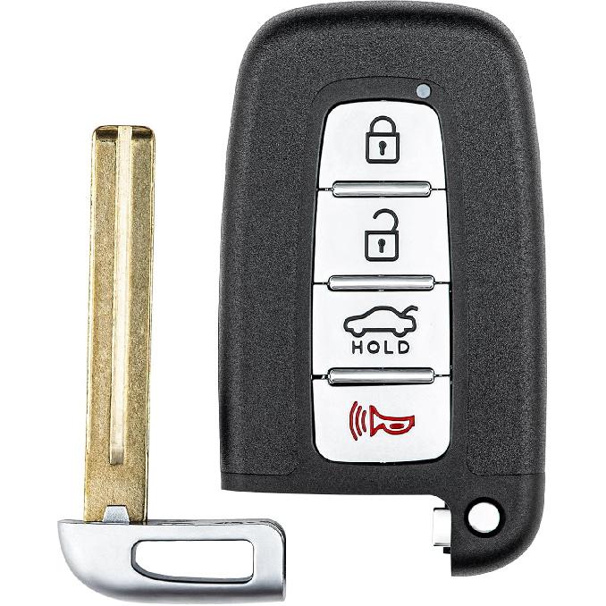 Key Fob Replacement for 2011-2015 Hyundai Azera Sonata/ 12-14 Equus/ 12 13 Elantra Sedan/ 09-13 Genesis Sedan/ 09-13 Kia Optima/ 10-12 Borrego/ 11-13