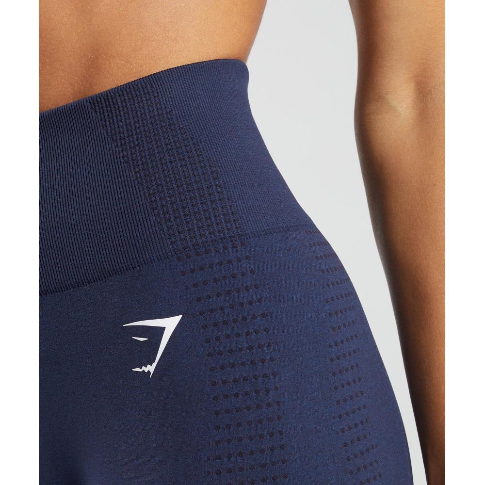 Gymshark Vital Seamless Leggings Heavy Blue  Marl B1a2b Ucw7