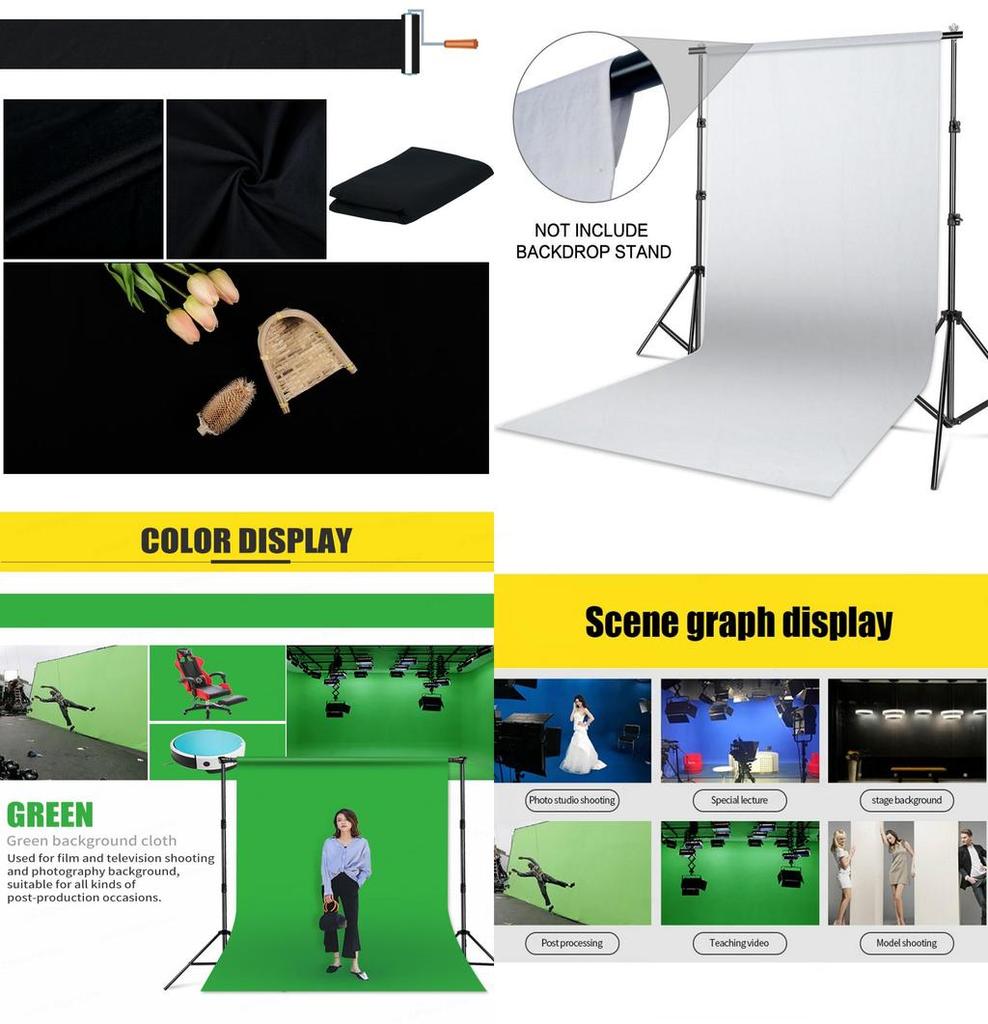 Hochwertiger Fotografie-Hintergrund Vorhang Glatter Musselin-Hintergrund für den professionellen Studioeinsatz