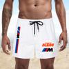 KTM Racing Swim Shorts Men's Quick Dry Beach Shorts Summer Casual Board Shorts