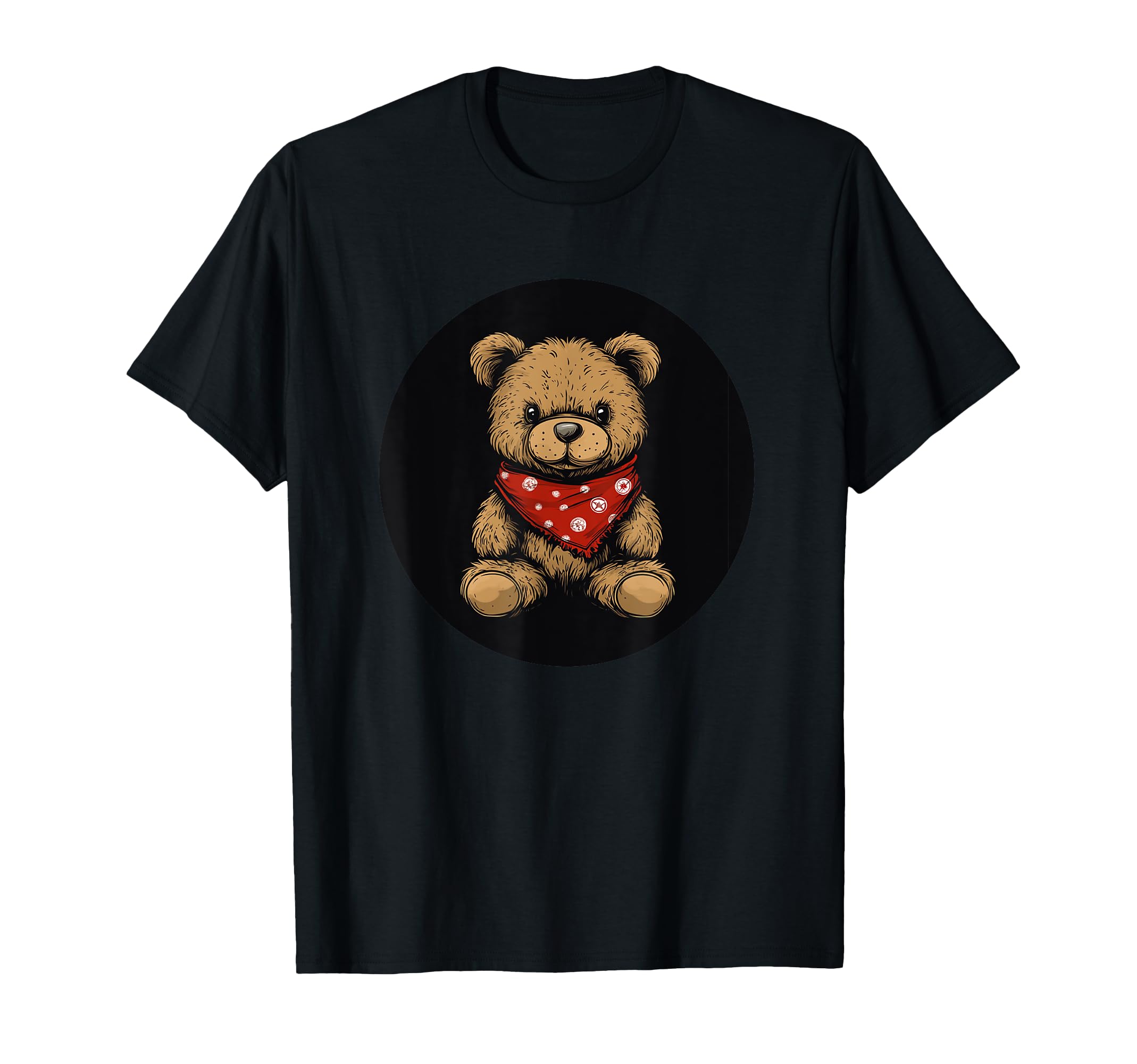 

Футболка Retro Rockabilly Teddy Bear Rebel чёрный