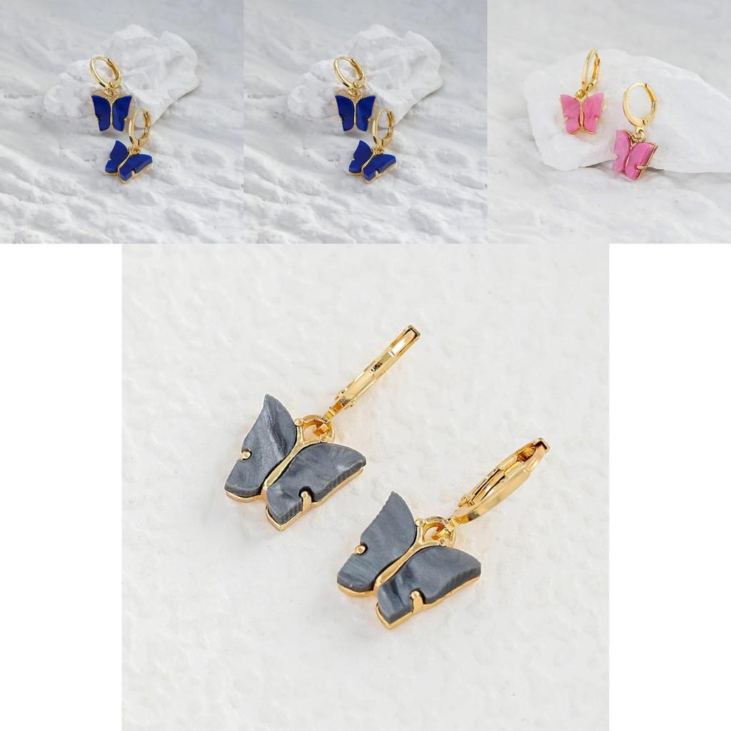 Bold Geometric Butterfly Earrings For Women Trendy And Fashionable Accessories