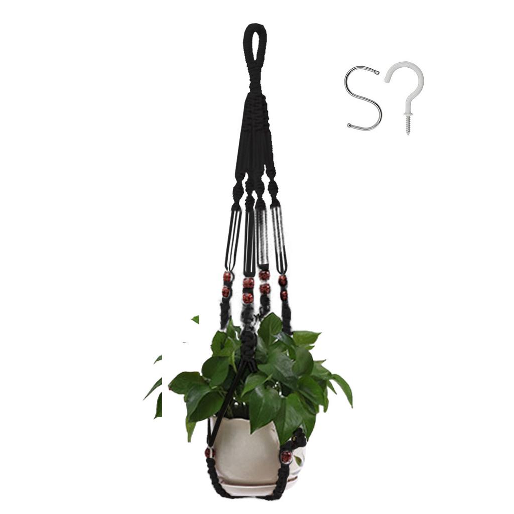 Plant Hangers Flower Pot Net Bohemia Macrame Plant Holder Handmade Wall Decor Garden Planter Hanging Baskets