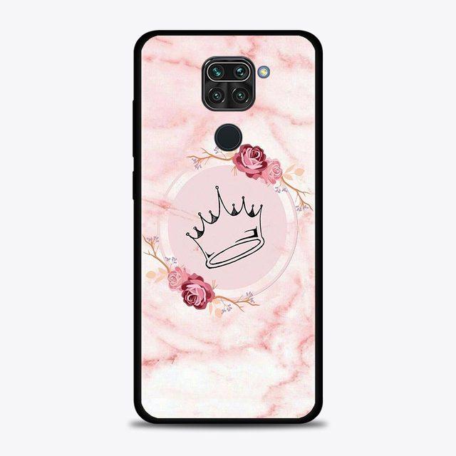 

Розовый мраморный цветочный чехол для телефона для Xiaomi Redmi Note 11 9 8 10 Pro 9s 8t 7 10pro Max Чехол для Redmi 11 9 9c 9a 8a 8a 7 7a Shell For Redmi Note 9T