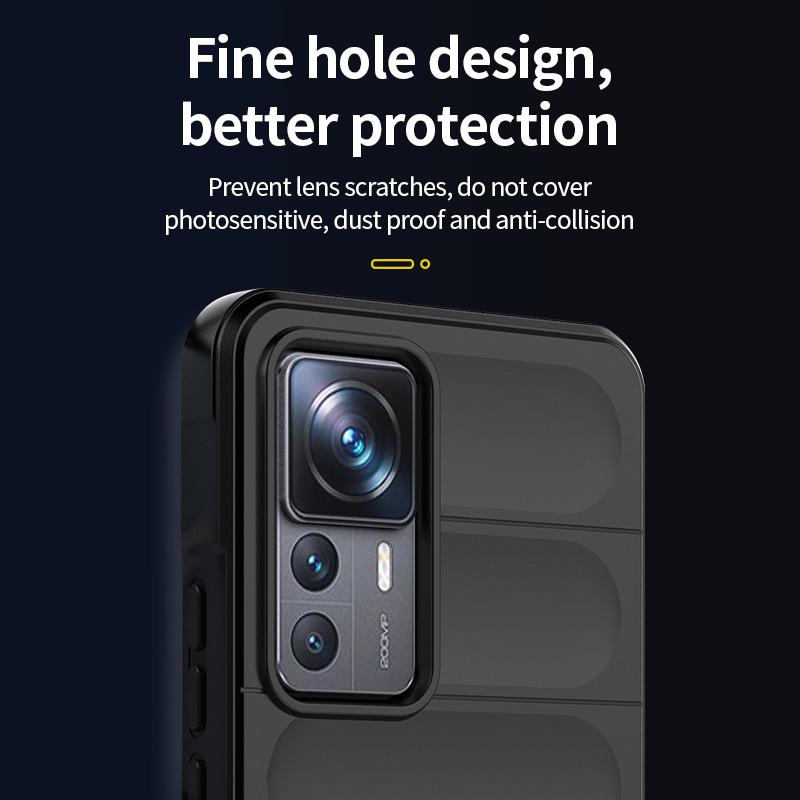 Für Xiaomi 12T Pro Hülle Xiaomi 11T 12T 13T Pro Hüllen Stoßfestes Silikon TPU Schutz Handy Rückseite Xiaomi 12T Pro