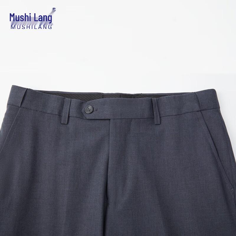 Men's Wool Blend Slim Fit Business Suit Set