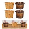 Wood Foot Bath Tub Deep Large Capacity Feet Soaking Tub Foot Wash Bucket Foot Bath Barrel for Bathroom Home Foot SPA Adults