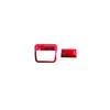 For Mazda 3 Axela 2014-2018 Bright Red Co-Pilot Storage Box Handle Cover Trim