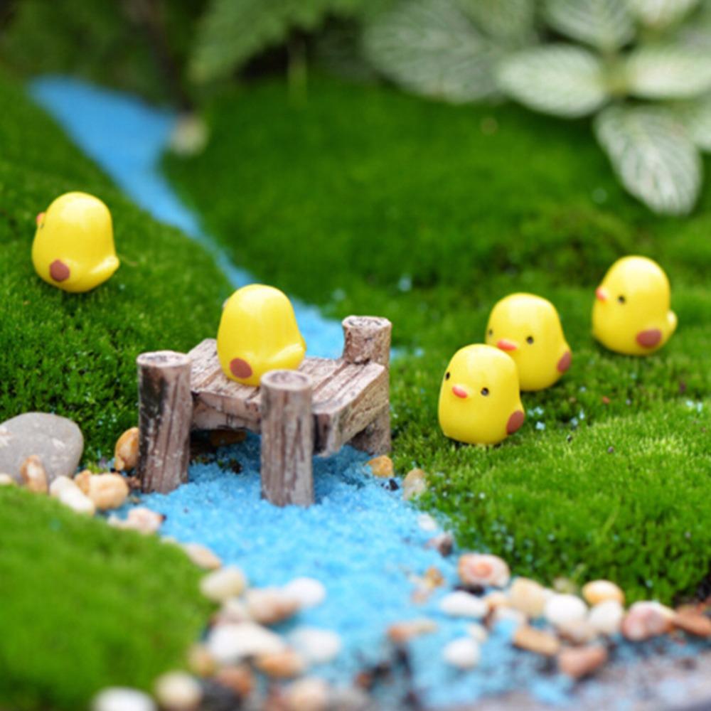 Mini Cute Animal Figurine Miniatures Crafts Ornament Fairy Garden Bonsai DIY Home Landscape Decoration Gift