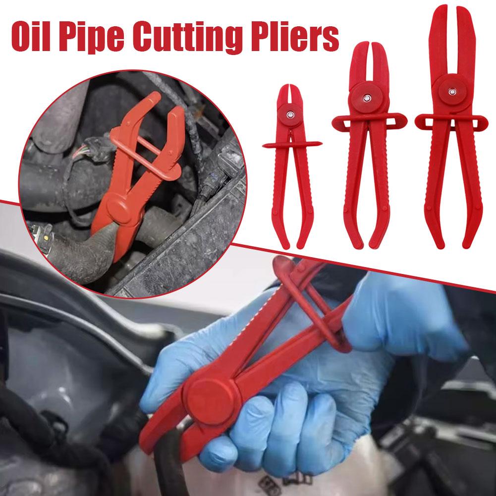 3-teiliges/Set Kunststoffschlauchklemmen-Abzwickzangen-Autoreparaturwerkzeug Brems-Kraftstoffleitung Ölleitung Wasserleitung Abzwickklemmen-Satz