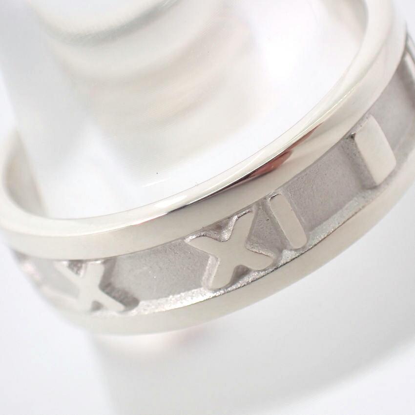 [Used] TIFFANY 925 Atlas Ring / Size 18 / j63-9