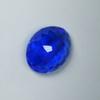 Natural Blue Tanzanite Loose Gemstone Dark 13.40 ct Oval Shape for Jewelry Making and Crafts