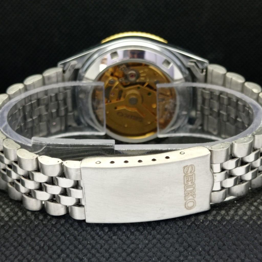 USED SEIKO 5 AUTOMATIC JAPAN MENS RARE GOLDEN MOVEMENT WATCH 575b-a305200-9