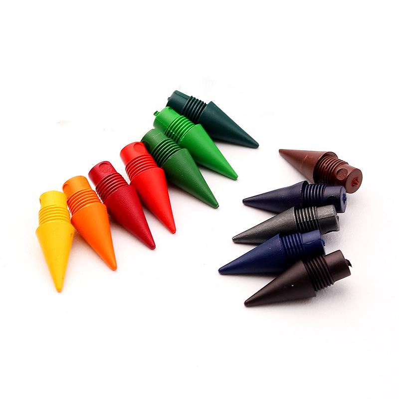 Erasable Posture Correcting Eternal Pencil - 12 Colors, No Sharpening Needed, Durable Lead, Perfect for Kids' Drawing.