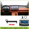Car Phone Holder For Leap Motor Leapmotor C10 2024 2025 2026 Mobile Phone Support Auto Magnetic Mounts Stand Auto Accessories