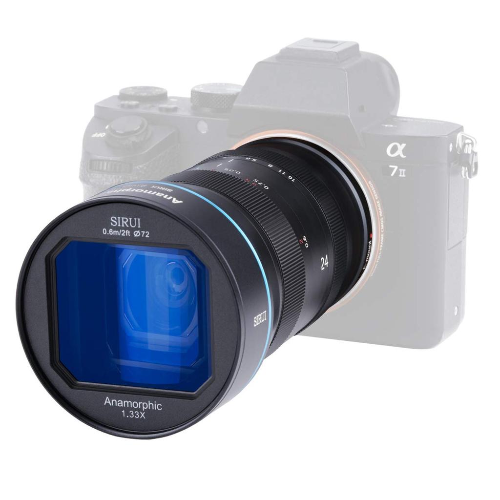 SIRUI 24mm Anamorphic Lens Camera Lens F2.8 1.33X APS-C (MFT Mount)