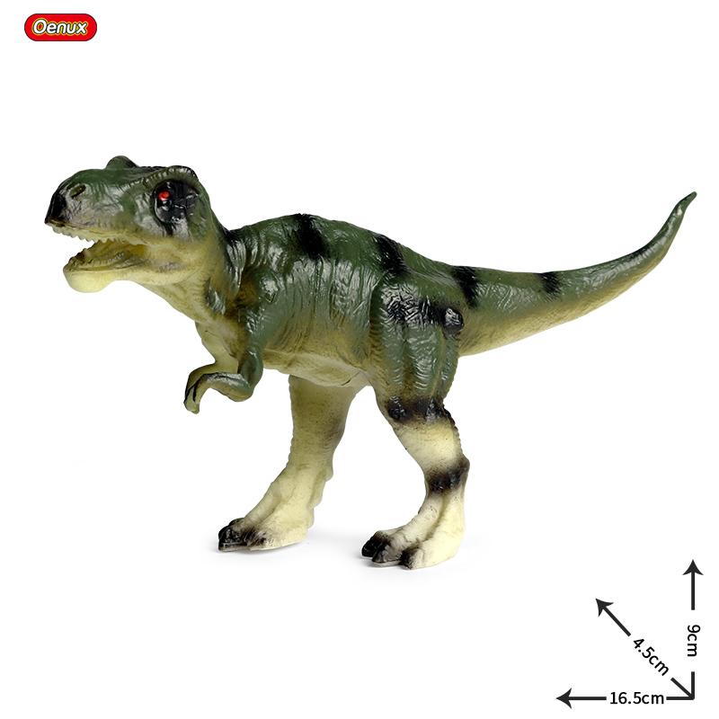 Oenux Jurassic Carnivorous Carnotaurus Figures Dinosaur Brinquedo Tyrannosaurus Model Collection PVC High Quality Toy Kids Gift
