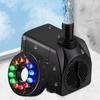 Low Noise Submersible Pump Colorful  LED Light Fish Tank Pump Aquarium Filter Pump  Fountain