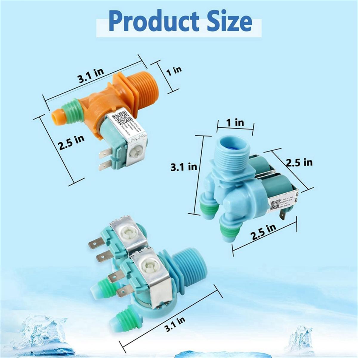 DC62-00311F&DC62-30314V Клапан подачи воды для стиральной машины Samsung — фото 2