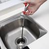 60cm Spring Pipe Dredging Tools Drain Snake Drain Cleaner Sticks Clog Remover Cleaning Household for Kitchen Bending Sink Tool
