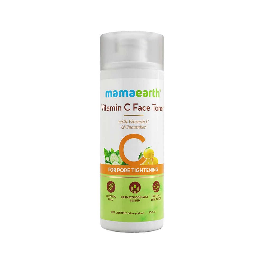 Mamaearth Vitamin C Face Toner 200 ml Pack Alcohol-Free Hydrating Skin Care for All Types