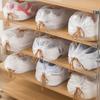 10Pcs Transparent Shoes Storage Bags Dust-Proof Travel Shoe Bag Durable Drawstring Bag